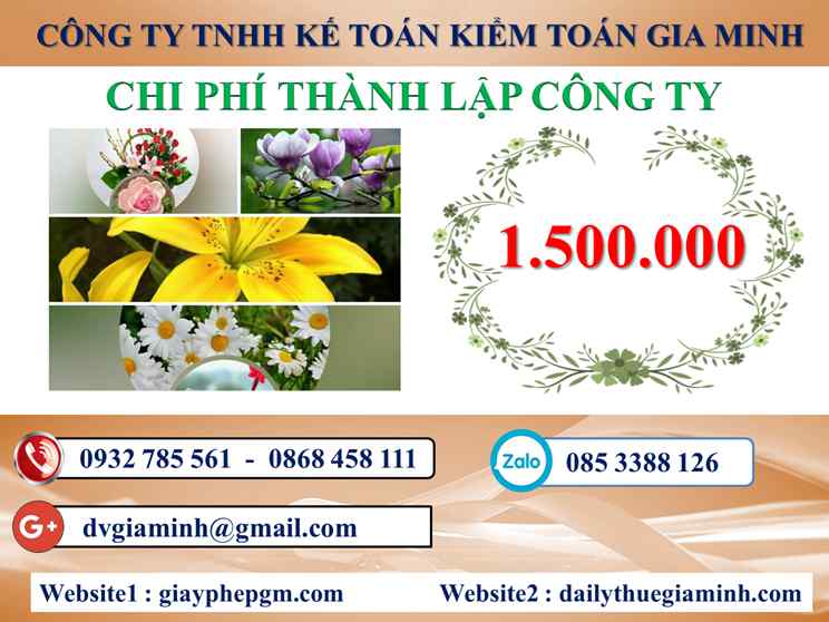 Chi phí thành lập công ty tư vấn thiết kế kiến trúc tại Lào Cai