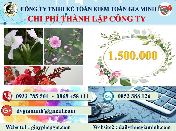 Chi phí thành lập công ty tư vấn thiết kế kiến trúc tại Quận 5