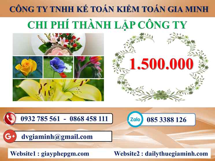 Chi phí thành lập công ty tư vấn thiết kế kiến trúc tại Thái Nguyên