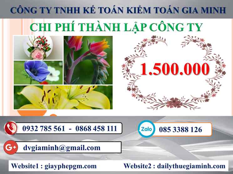 Thành lập công ty tư vấn thiết kế kiến trúc tại Trà Vinh 5 Chi phí thành lập công ty tư vấn thiết kế kiến trúc tại Trà Vinh