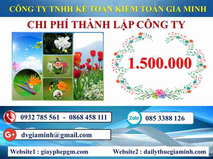 Chi phí thành lập công ty An Giang 