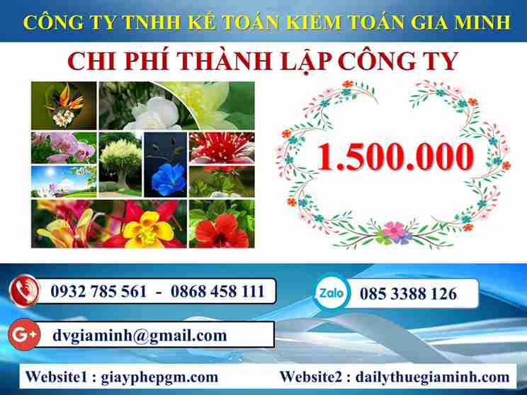 Chi phí thành lập doanh nghiệp Vũng Tàu