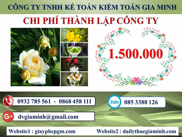 Chi phí thành lập doanh nghiệp Hưng Yên