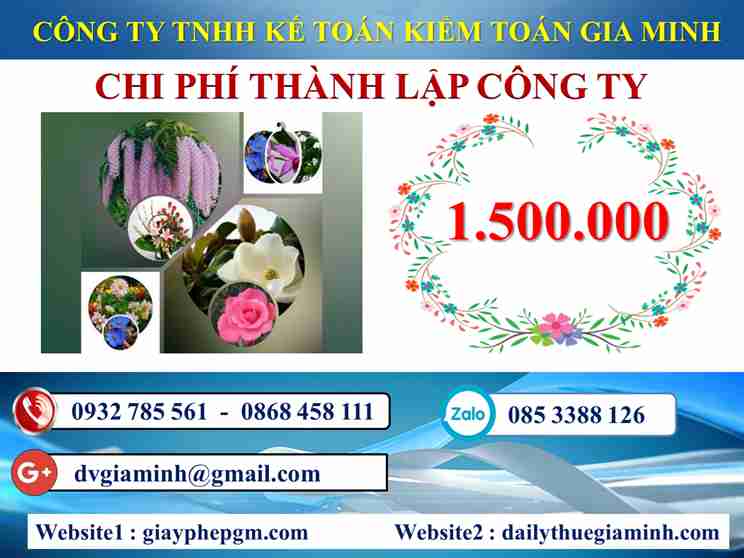 Chi phí thành lập doanh nghiệp Huyện Cần Giờ
