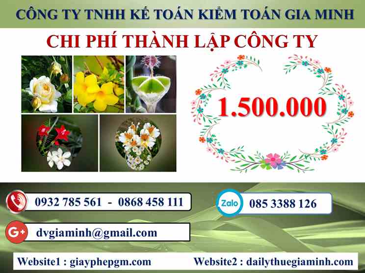 Chi phí thành lập doanh nghiệp Lạng Sơn