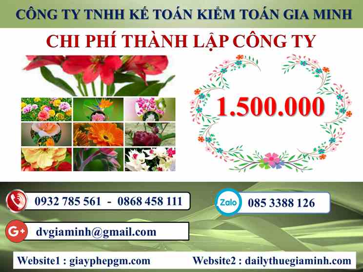 Chi phí thành lập doanh nghiệp Ninh Bình