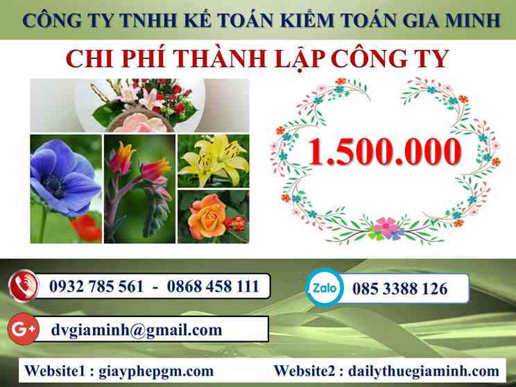 Chi phí thành lập doanh nghiệp Quận Hải Châu
