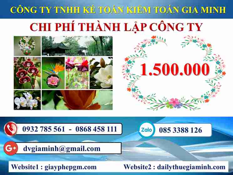 Chi phí thành lập doanh nghiệp Quận Phú Nhuận