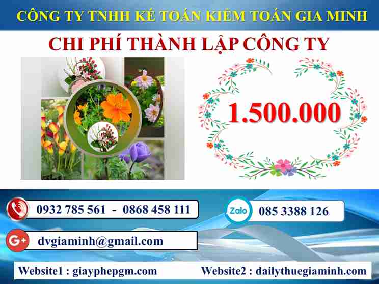 Chi phí thành lập doanh nghiệp trọn gói Điện Biên