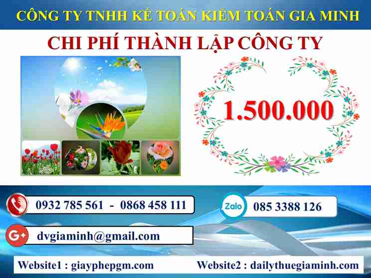 Chi phí thành lập doanh nghiệp trọn gói Hà Giang