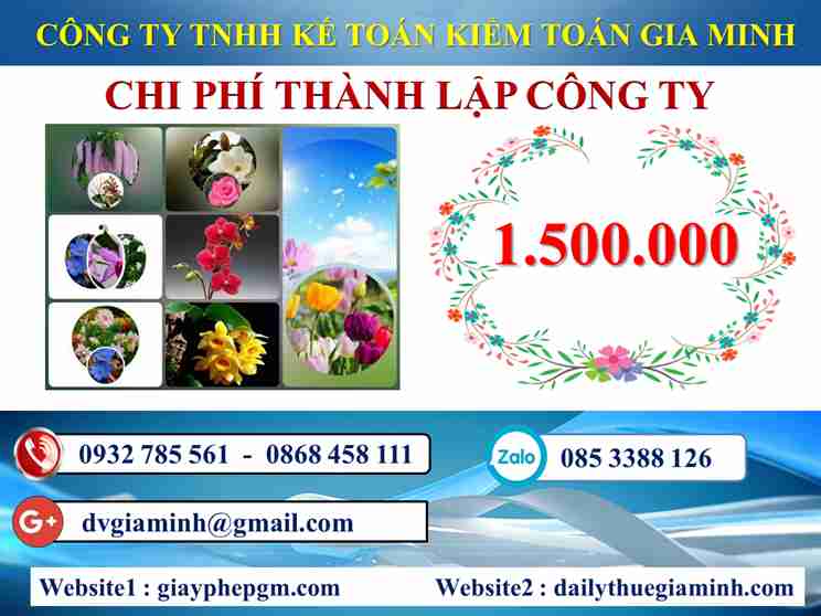Chi phí thành lập công ty trọn gói Hải Phòng