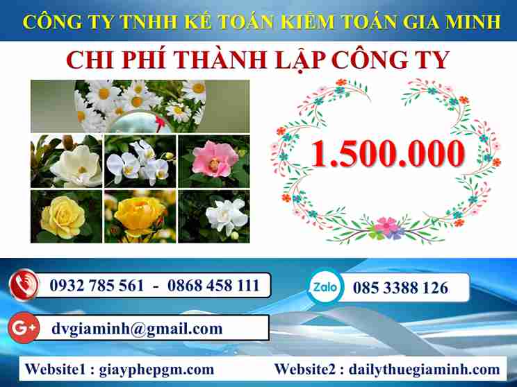 Thành lập doanh nghiệp trọn gói Huyện Hoà Vang 5 Chi phí thành lập công ty trọn gói Huyện Hoà Vang