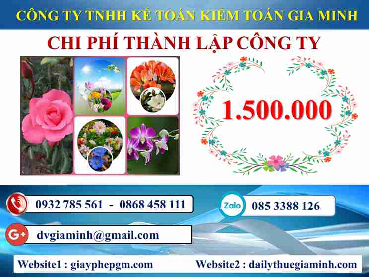 Chi phí thành lập doanh nghiệp trọn gói Lào Cai