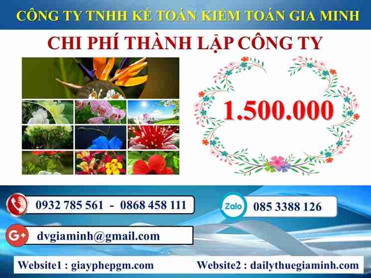 Chi phí thành lập doanh nghiệp trọn gói Quảng Ninh