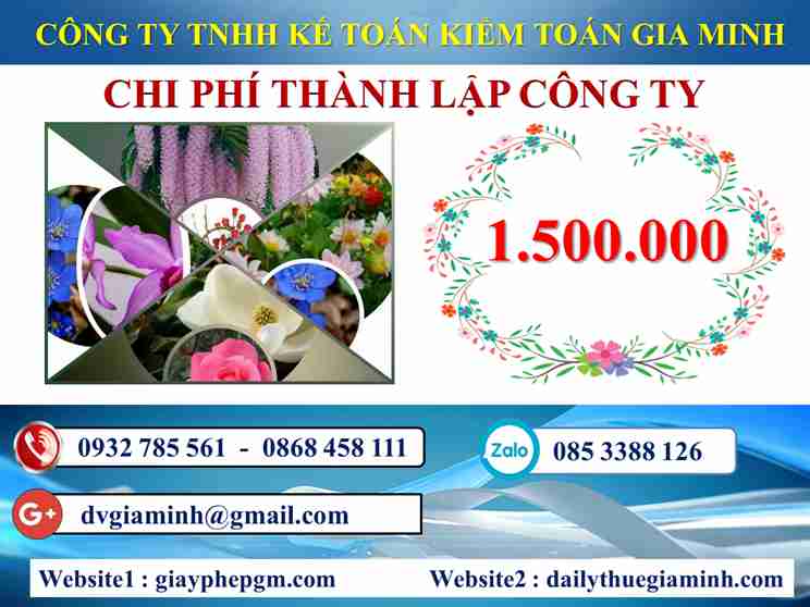 Chi phí thành lập doanh nghiệp trọn gói Yên Bái