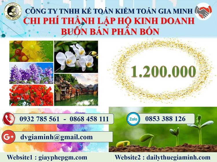 Chi phí thành lập HKD buôn bán phân bón tại Quận 8