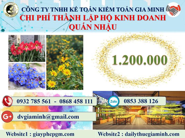 Thành lập hộ kinh doanh quán nhậu tại Hải Phòng 5 Chi phí thành lập HKD quán nhậu tại Hải Phòng