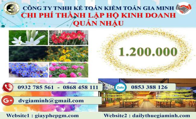 Thành lập hộ kinh doanh quán nhậu tại Quảng Trị 5 Chi phí thành lập hộ kinh doanh quán nhậu tại Quảng Trị