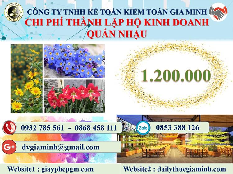 Chi phí thành lập HKD quán nhậu tại Thành Phố Hải Phòng