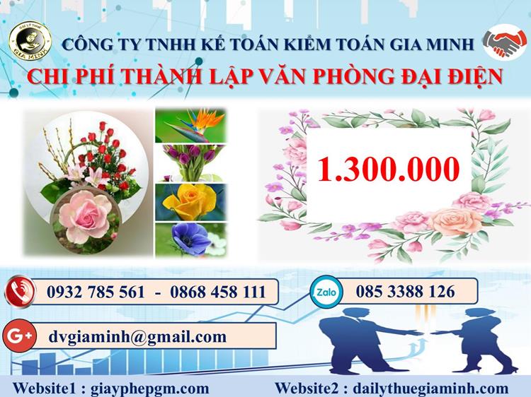 Thủ tục thành lập văn phòng đại diện tại Huyện An Lão – Hỗ trợ trọn gói 5 Chi phí đăng ký văn phòng đại diện ở Huyện An Lão