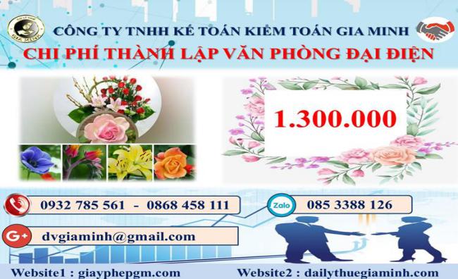 Chi phí đăng ký văn phòng đại diện ở Quận Liên Chiểu