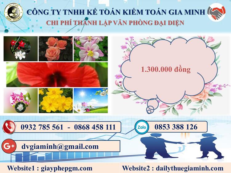 Thành lập văn phòng đại diện tại Đà Nẵng 5 Chi phí đăng ký văn phòng đại diện tại Đà Nẵng