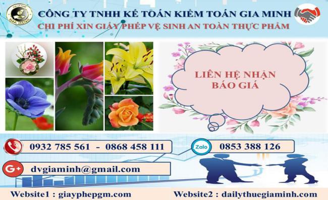 Xin giấy phép vệ sinh an toàn thực phẩm tại Quận 4 2 Chi phí xin giấy phép vệ sinh an toàn thực phẩm tại Quận 4