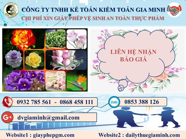 Xin giấy phép vệ sinh an toàn thực phẩm tại Thành phố Hồ Chí Minh 5 Chi phí xin giấy phép vệ sinh an toàn thực phẩm tại Thành phố Hồ Chí Minh
