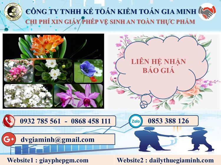 Chi phí xin giấy phép vệ sinh ATTP tại TP Hải Phòng