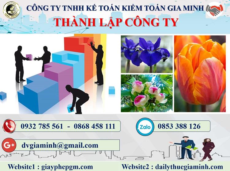 Thủ tục thành lập doanh nghiệp tại Hậu Giang