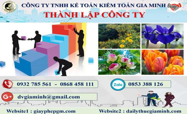 Thủ tục thành lập doanh nghiệp tại Lai Châu