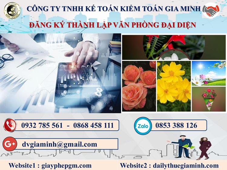 Đăng ký thành lập văn phòng đại diện tại Ninh Thuận 4 Thủ tục thành lập văn phòng đại diện tại Ninh Thuận