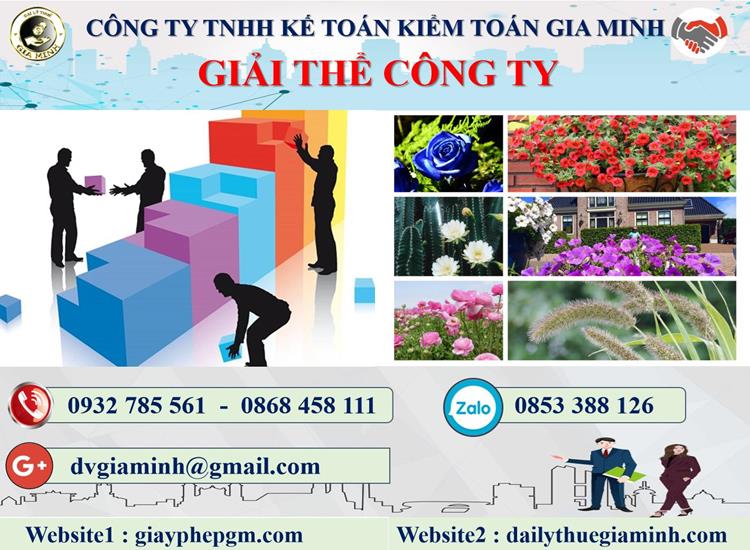 Dịch vụ giải thể công ty giá rẻ tại Huyện Sóc Sơn 4 Thủ tục giải thể công ty giá rẻ tại Huyện Sóc Sơn