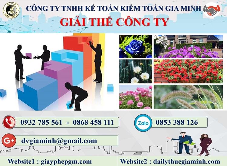 Dịch vụ giải thể công ty giá rẻ tại Huyện Thanh Oai 4 Thủ tục giải thể công ty giá rẻ tại Huyện Thanh Oai