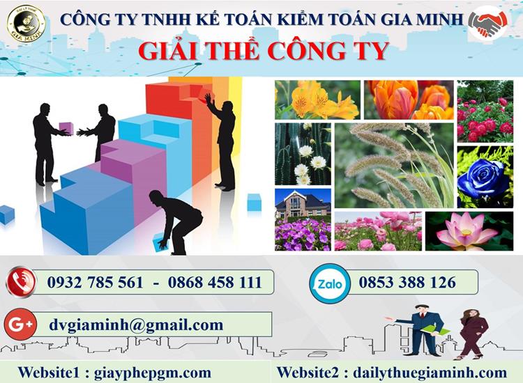 Thủ tục giải thể công ty giá rẻ tại Thành phố Hải Phòng
