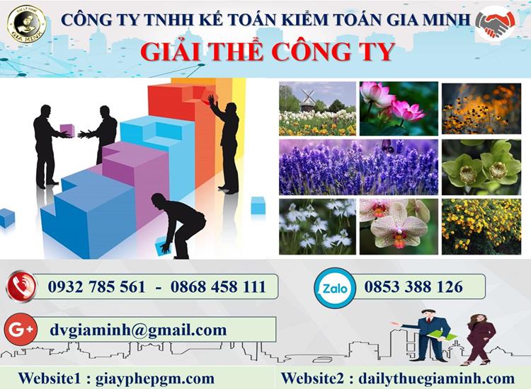 Thủ tục giải thể công ty tại Quận 12