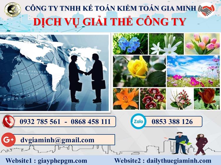 Dịch vụ giải thể công ty trọn gói giá rẻ tại Bắc Kạn 4 Thủ tục giải thể công ty trọn gói giá rẻ tại Bắc Kạn