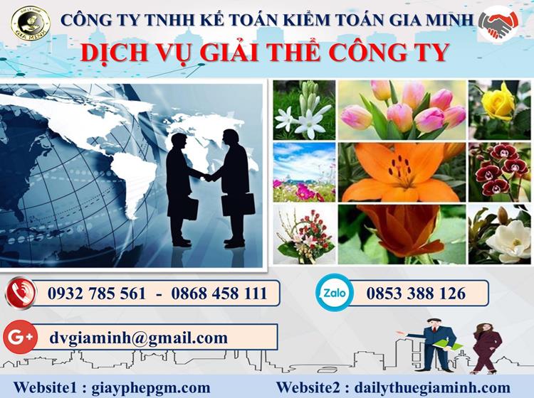Thủ tục giải thể công ty trọn gói giá rẻ tại Bắc Ninh