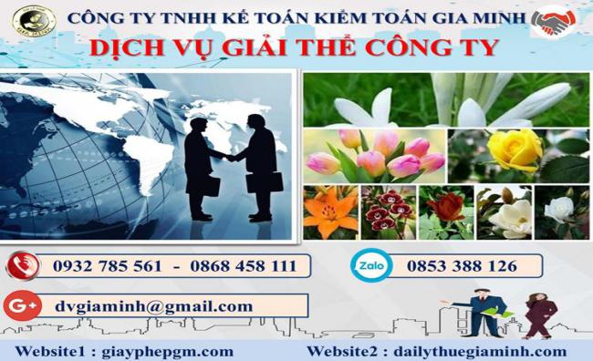 Thủ tục giải thể công ty trọn gói giá rẻ tại Cần Thơ