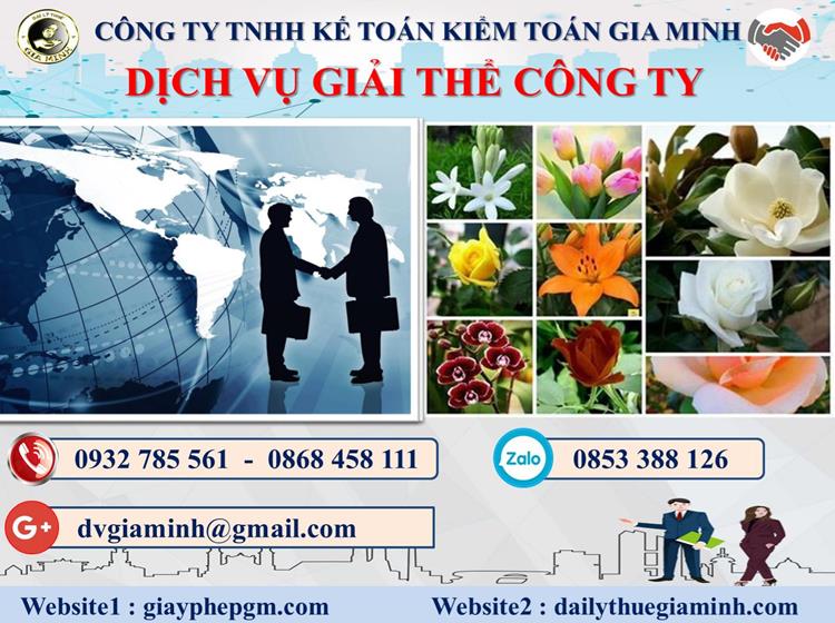 Thủ tục giải thể công ty trọn gói giá rẻ tại Hà Tĩnh
