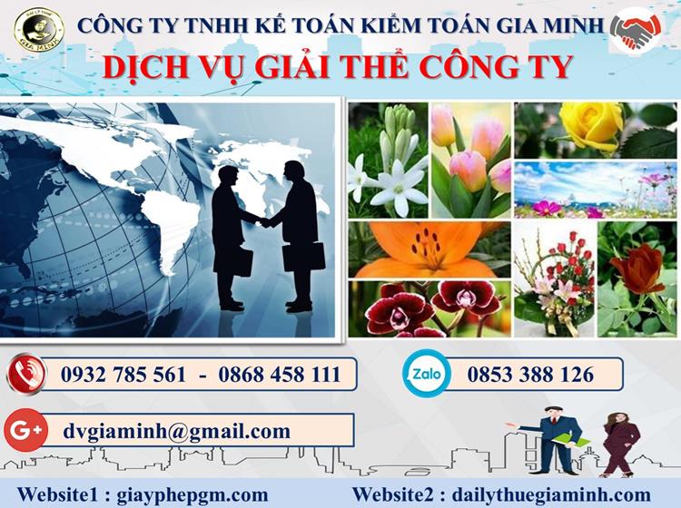 Dịch vụ giải thể công ty trọn gói giá rẻ tại Huyện Đảo Bạch Long Vĩ nhanh, uy tín 4 Thủ tục giải thể công ty trọn gói giá rẻ tại Huyện Đảo Bạch Long Vĩ