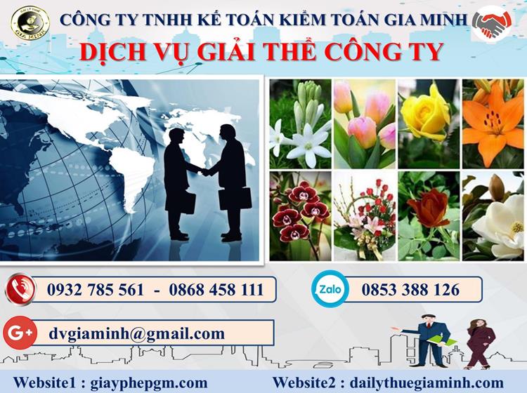 Dịch vụ giải thể công ty trọn gói giá rẻ tại Huyện Đảo Cát Hải – Uy tín, nhanh chóng 4 Thủ tục giải thể công ty trọn gói giá rẻ tại Huyện Đảo Đảo Cát Hải