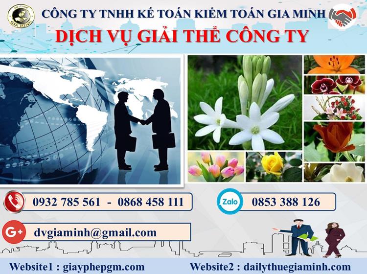 Dịch vụ giải thể công ty trọn gói giá rẻ tại Huyện Sóc Sơn 5 Thủ tục giải thể công ty trọn gói giá rẻ tại Huyện Sóc Sơn