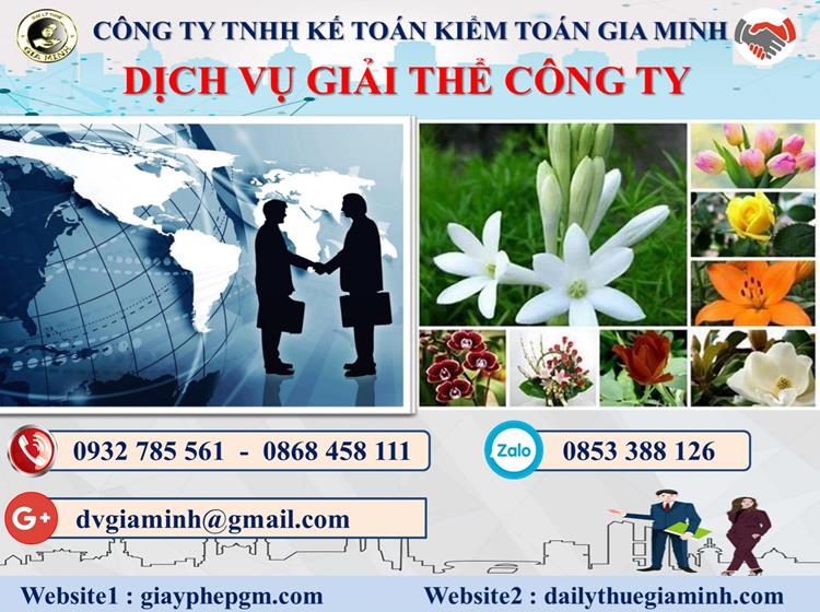 Dịch vụ giải thể công ty trọn gói giá rẻ tại Huyện Thanh Oai 4 Thủ tục giải thể công ty trọn gói giá rẻ tại Huyện Thanh Oai