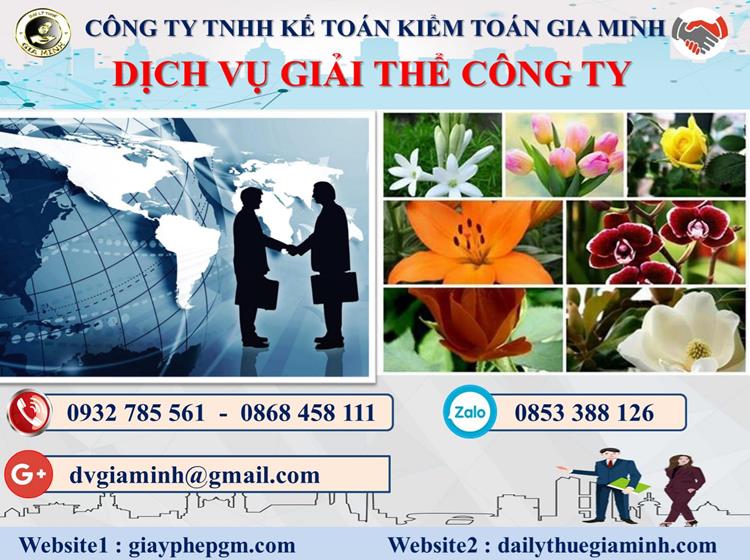 Dịch vụ giải thể công ty trọn gói giá rẻ tại Huyện Từ Liêm 4 Thủ tục giải thể công ty trọn gói giá rẻ tại Huyện Từ Liêm