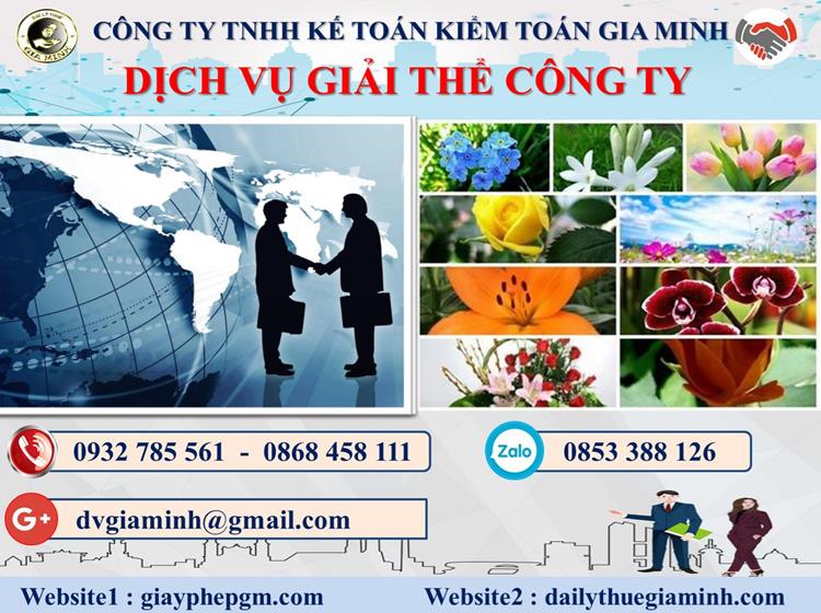 Dịch vụ giải thể công ty trọn gói giá rẻ tại Ninh Bình 4 Thủ tục giải thể công ty trọn gói giá rẻ tại Ninh Bình