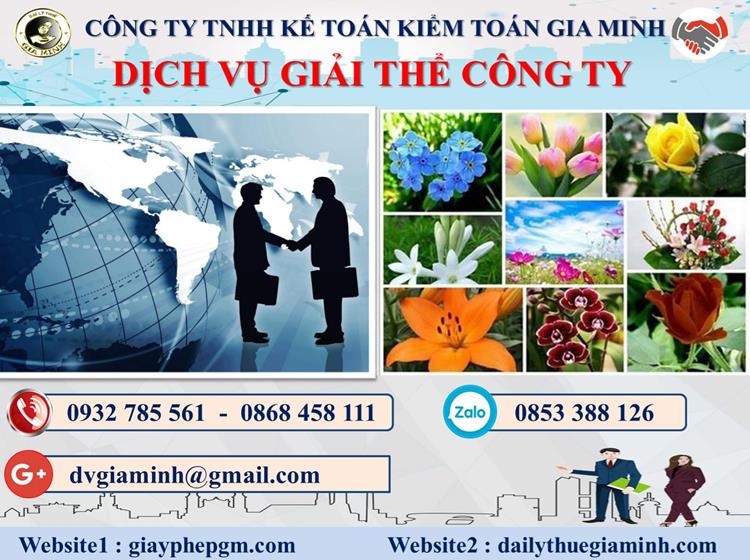 Dịch vụ giải thể công ty trọn gói giá rẻ tại Ninh Thuận 4 Thủ tục giải thể công ty trọn gói giá rẻ tại Ninh Thuận
