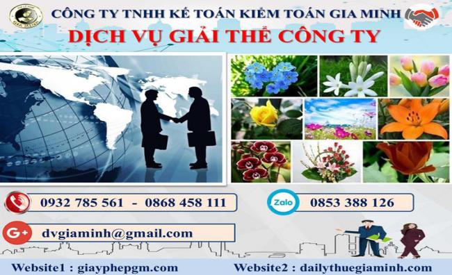 Dịch vụ giải thể công ty trọn gói giá rẻ tại Phú Thọ 4 Thủ tục giải thể công ty trọn gói giá rẻ tại Phú Thọ