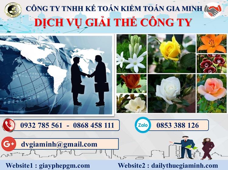 Thủ tục giải thể công ty trọn gói giá rẻ tại Quận Hoàng Kiếm