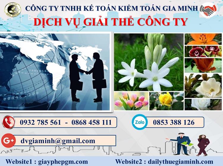 Dịch vụ giải thể công ty trọn gói giá rẻ tại Quận Hồng Bàng 4 Thủ tục giải thể công ty trọn gói giá rẻ tại Quận Hồng Bàng